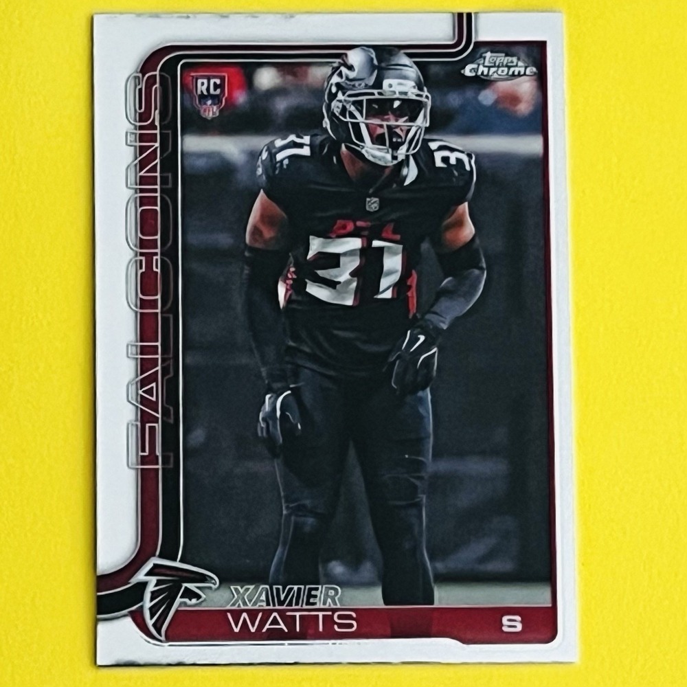 2025 Topps Chrome NFL Football Xavier Watts RC #393 Atlanta Falcons Rookie Card